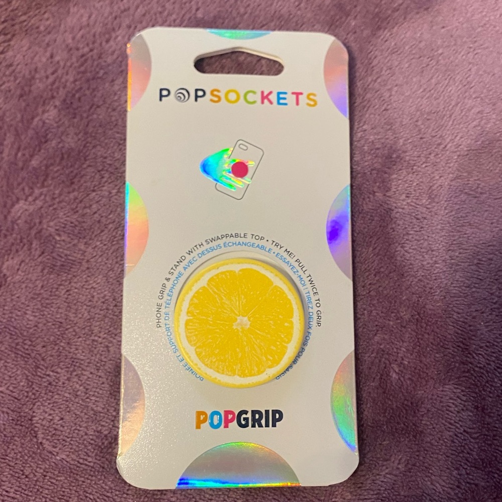 Lemon pop socket